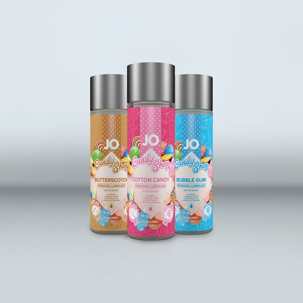 JO Candy Shop Bubblegum Lube - 60 mL - Bubblegum Flavoured Water Based Lubricant - 60 ml Bottle