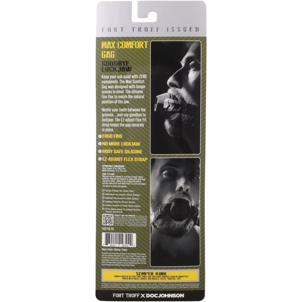 Fort Troff - Max Comfort Gag - Mouth Restraint