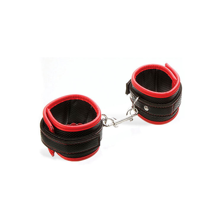 Adam & Eve SCARLET COUTURE BONDAGE CUFFS - /Red Restraints