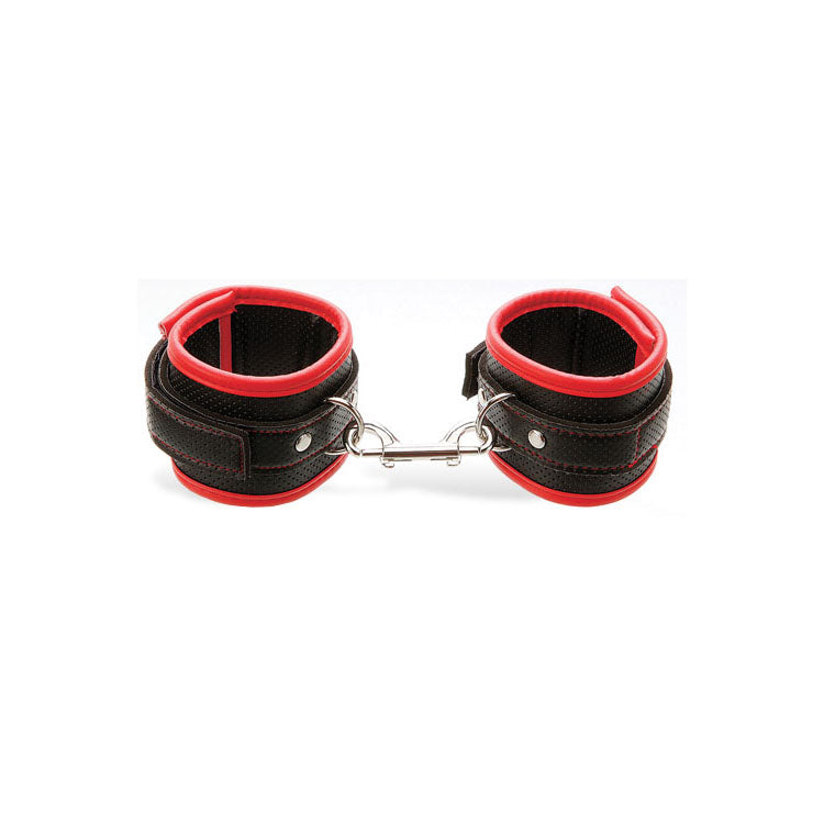 Adam & Eve SCARLET COUTURE BONDAGE CUFFS - /Red Restraints