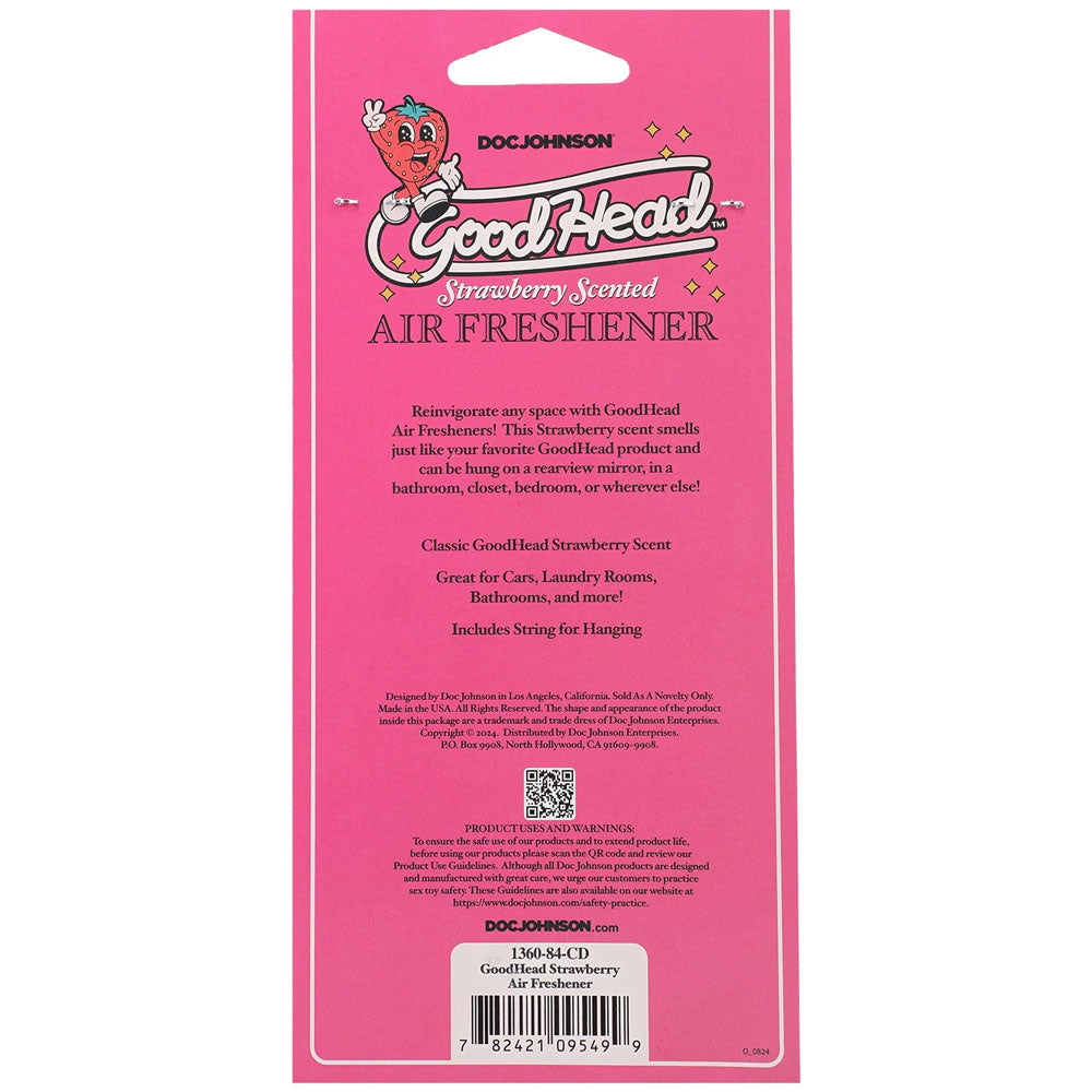 GoodHead Air Freshener - Strawberry - Strawberry Scented Air Freshener