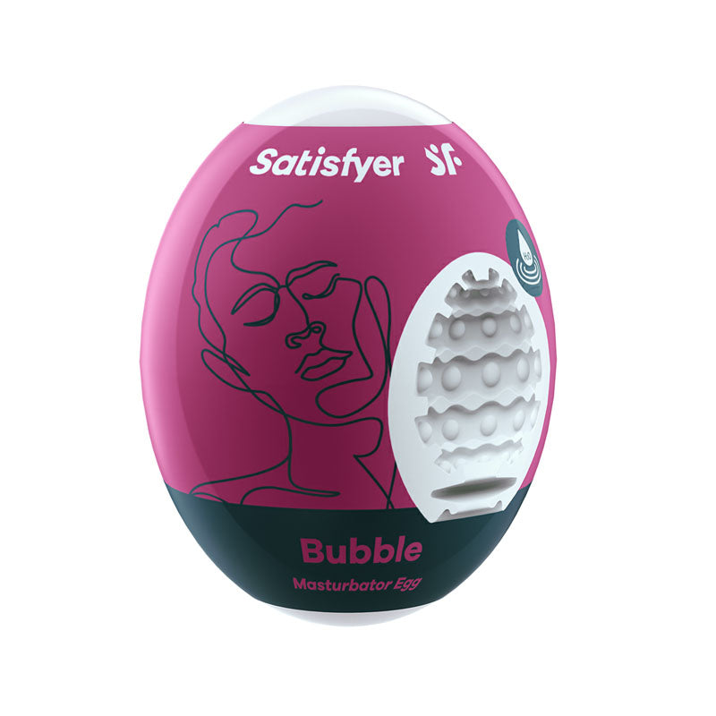 Satisfyer Masturbator Egg - Bubble - Stroker Sleeve