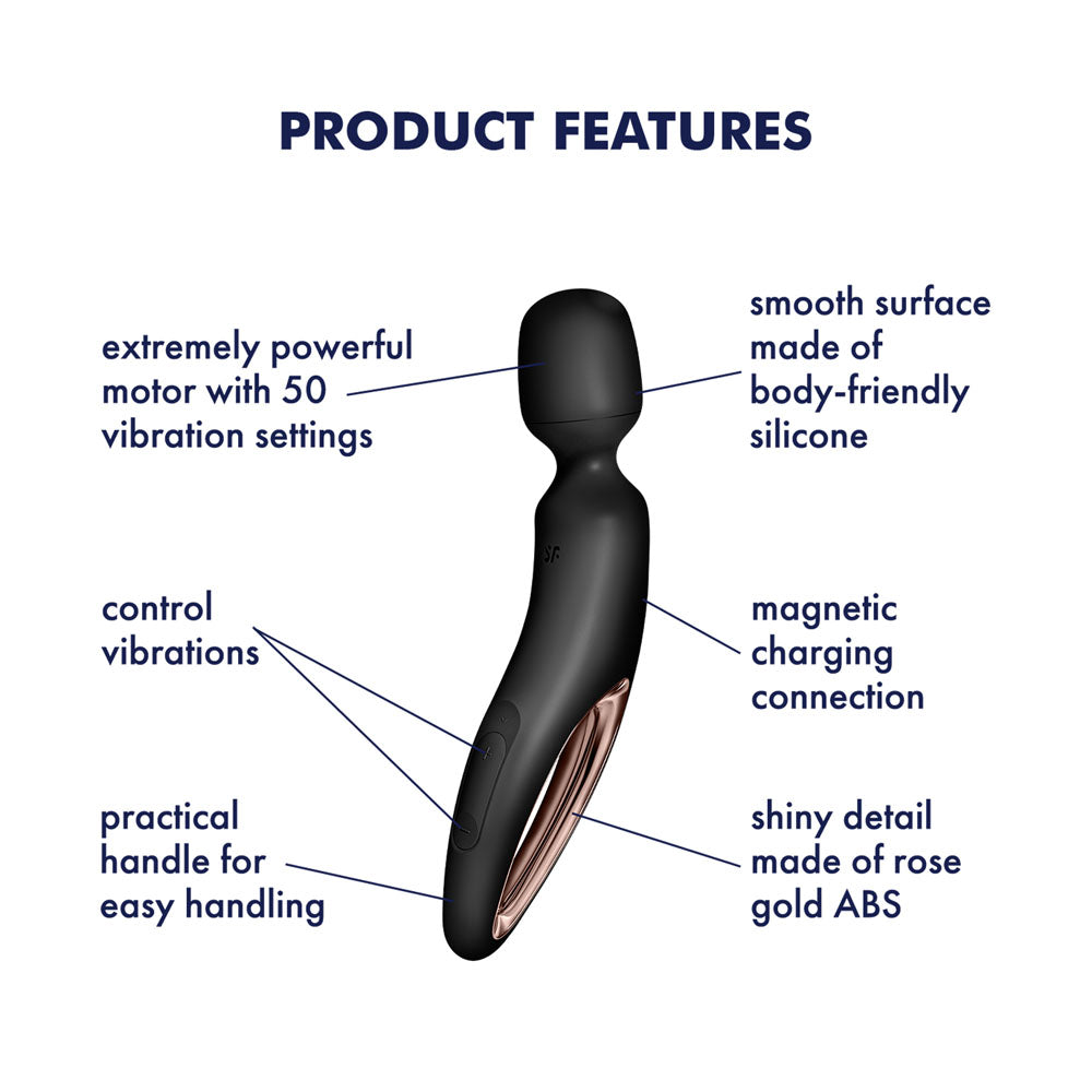 Satisfyer Wand-erland - - /Rose Gold USB Rechargeable Massage Wand