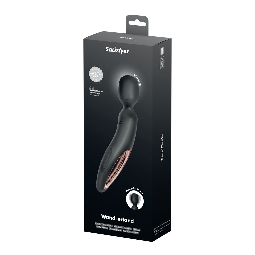 Satisfyer Wand-erland - - /Rose Gold USB Rechargeable Massage Wand