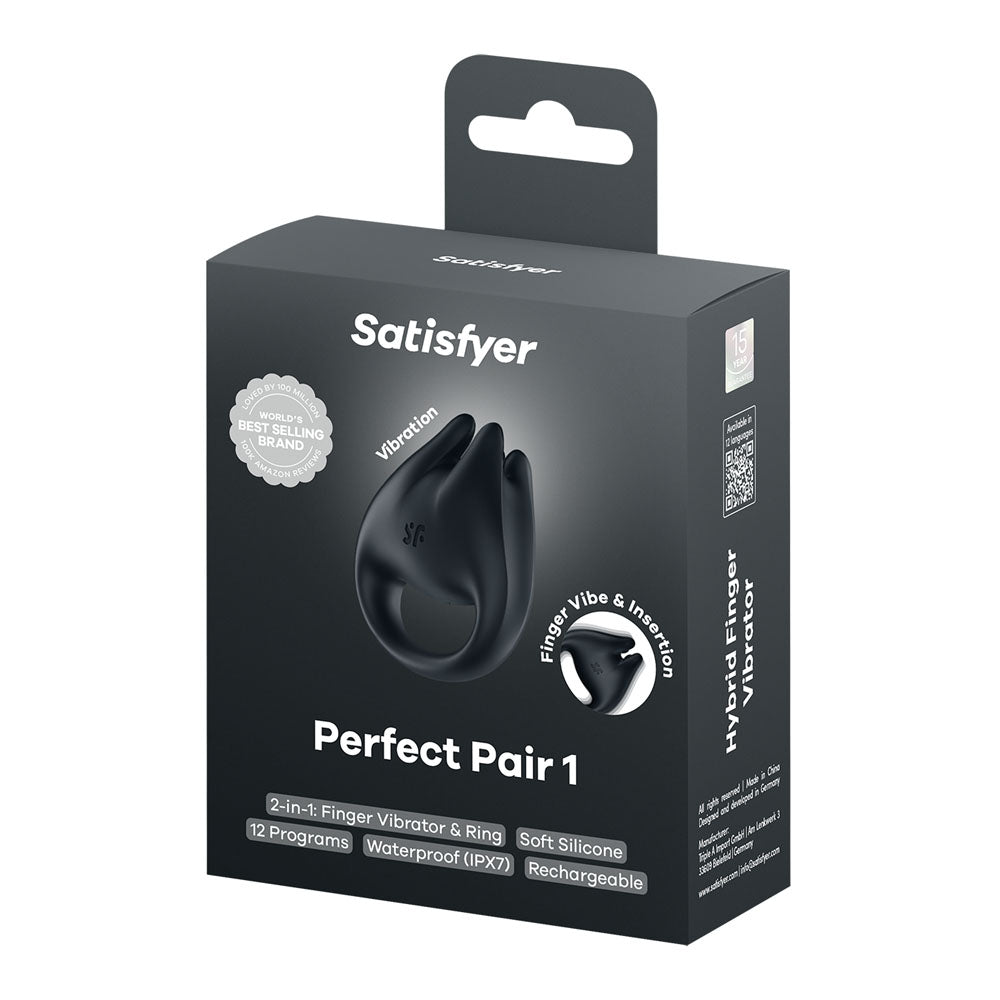 Satisfyer Perfect Pair 1 - USB-C Rechargeable Vibrating Couples Ring