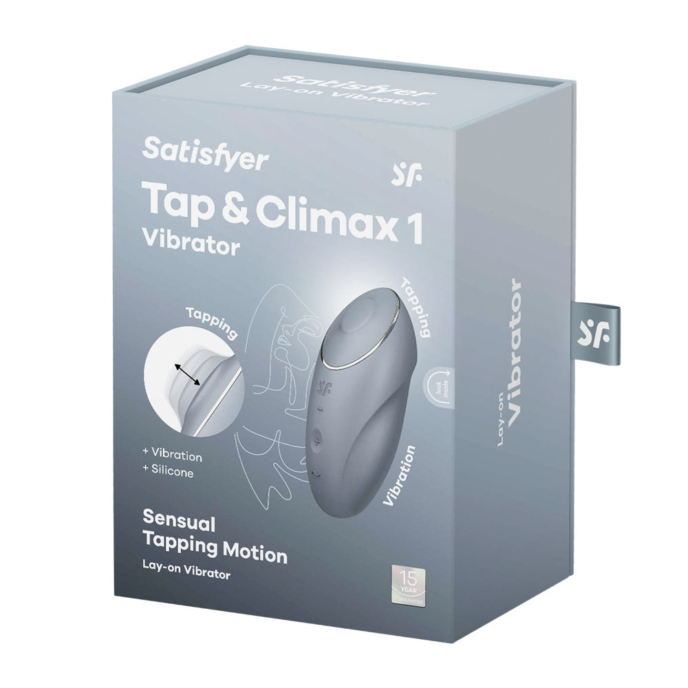 Satisfyer Tap & Climax 1 - Bluegrey