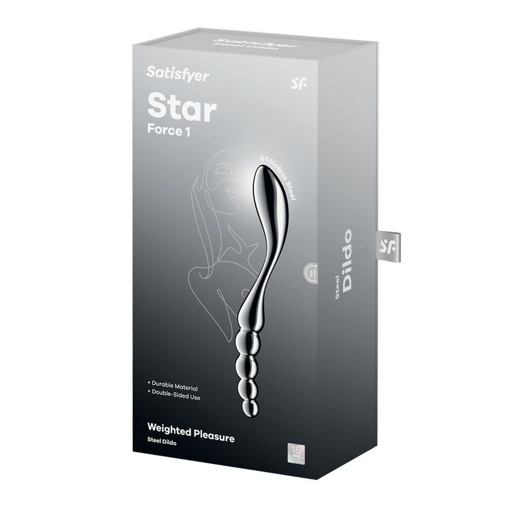 Satisfyer Star Force 1 - Steel 21 cm Dildo
