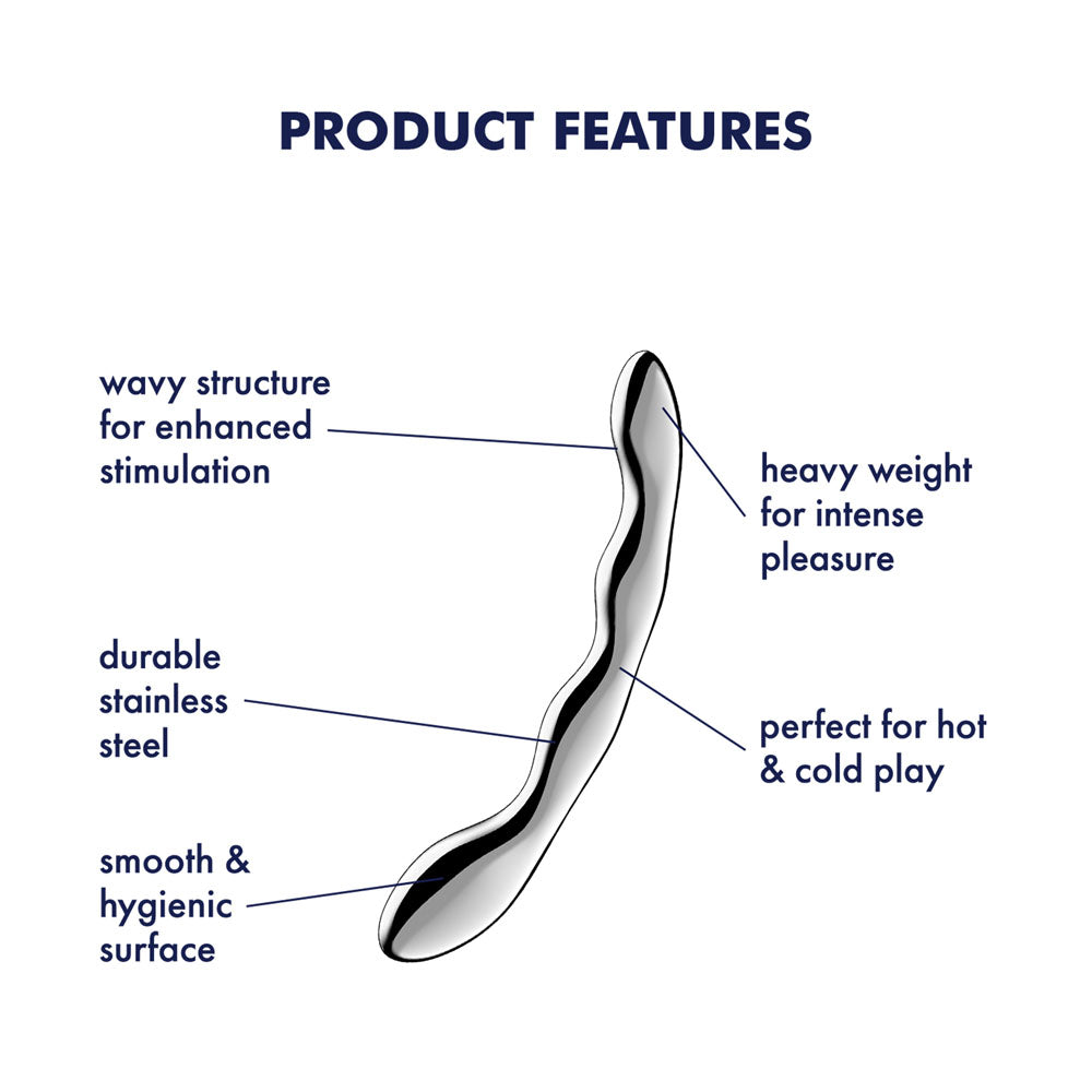 Satisfyer Cosmic Crest 2 - Steel 20.5 cm Dildo