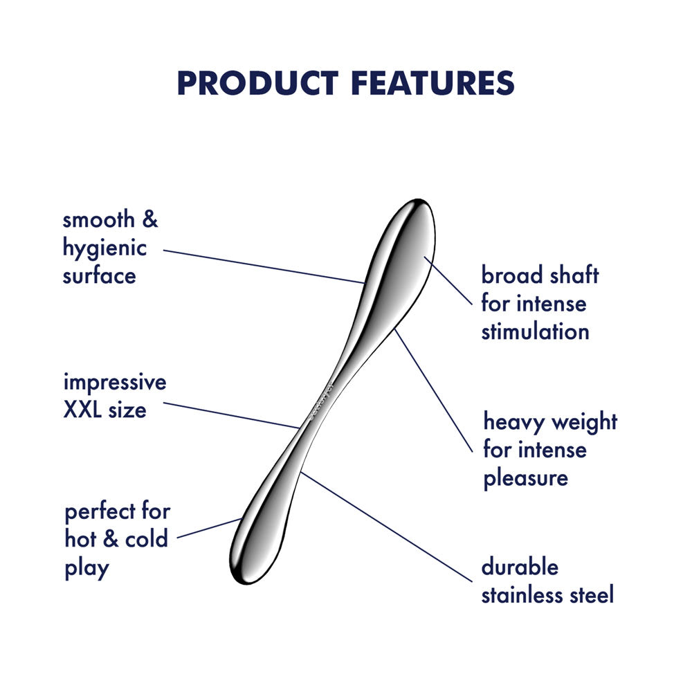 Satisfyer Star Force 3 - Steel 27 cm Dildo