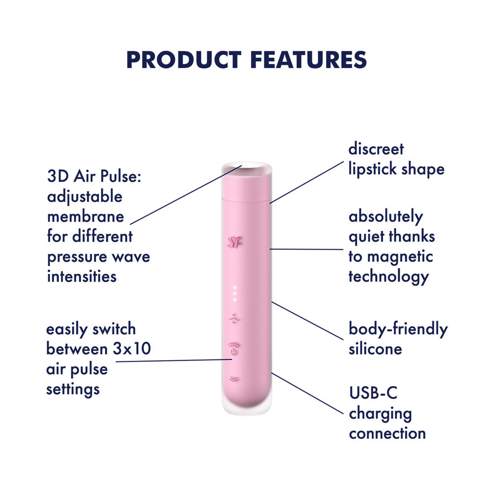 Satisfyer First Kiss - USB Rechargeable Air Pulse Stimulator