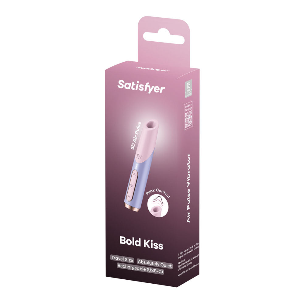 Satisfyer Bold Kiss - USB Rechargeable Air Pulse Stimulator