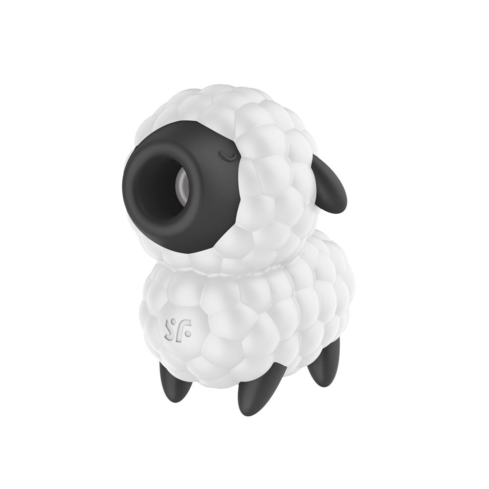 Satisfyer Dreamy Sheep - /Black USB Rechargeable Vibrating Air Pulse Stimulator