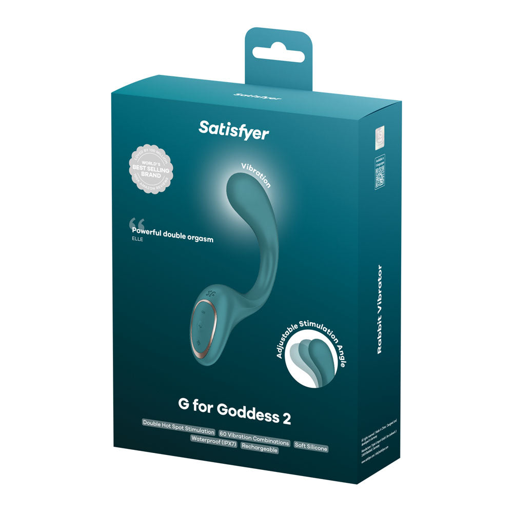 Satisfyer G For Goddess 2 - Bottle - Bottle 18.8 cm USB Rechargeable Vibrator with Clit Stim