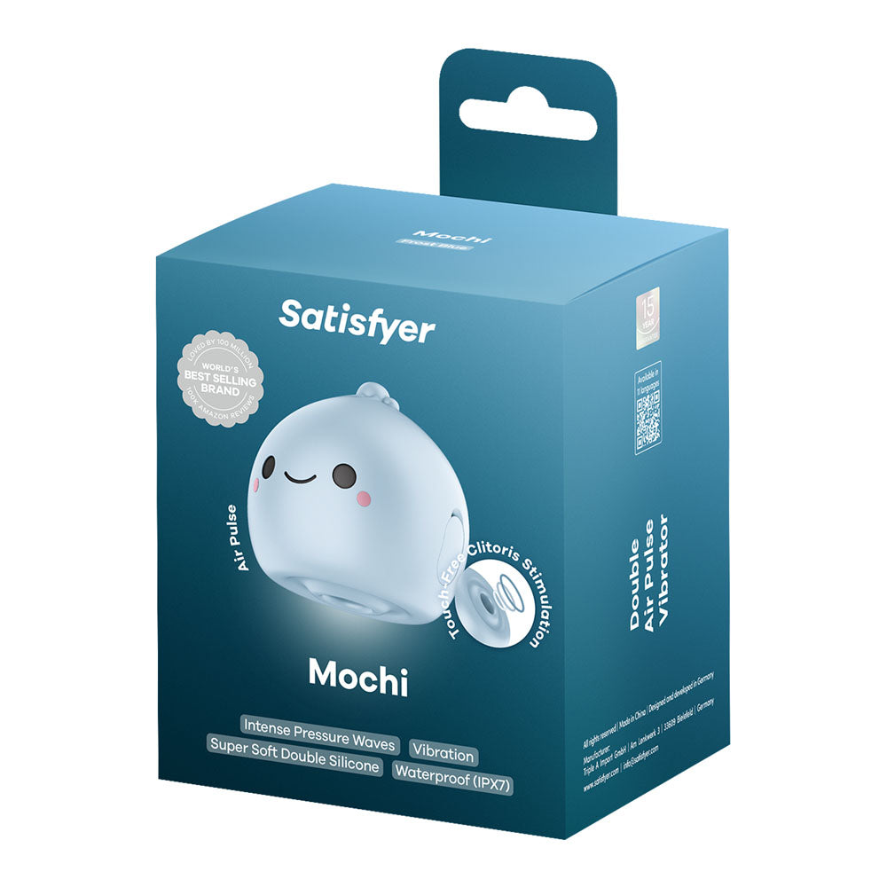 Satisfyer Mochi - Frost  - Frost  USB Rechargeable Air Pulse Stimulator