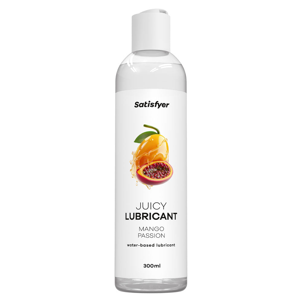 Satisfyer Juicy Lubricant 300 ml Mango Passion - Mango & Passionfruit Scented Water Based Lubricant - 300 ml Bottle
