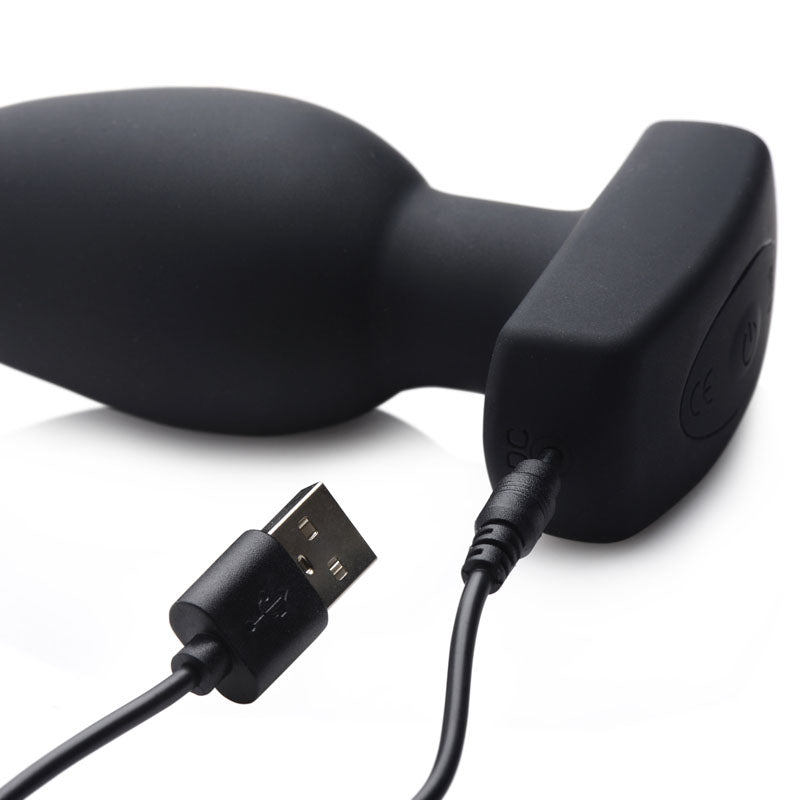 Ass Thumpers The Taper - 13 cm USB Rechargeable Vibrating Butt Plug with Wireless Remote