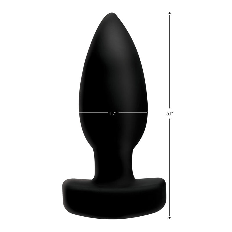 Ass Thumpers The Taper - 13 cm USB Rechargeable Vibrating Butt Plug with Wireless Remote