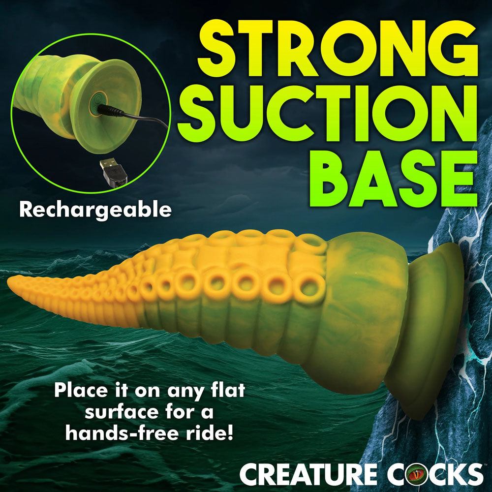 Creature Cocks Monstropus 2.0 Vibrating Tentacled Monster Silicone Dildo