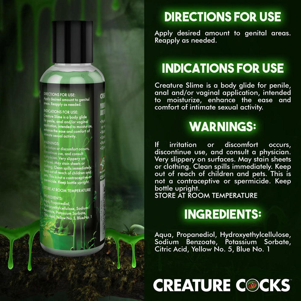 Creature Slime by Creature Cocks - Slime - Water Based Lubricant - 118 ml Bottle