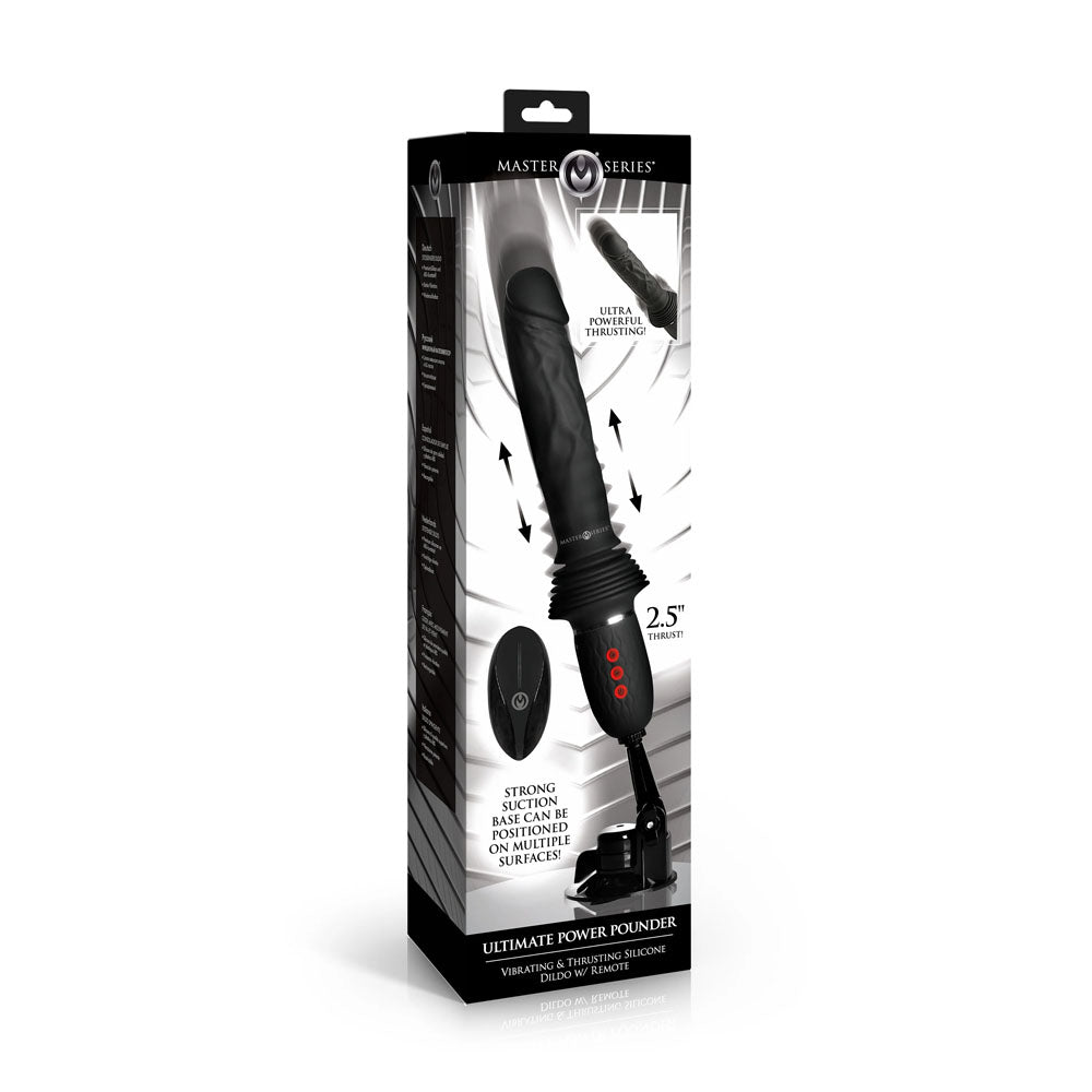 Master Series Ultimate Power Pounder - 30 cm USB Rechargeable Thrusting Vibrator