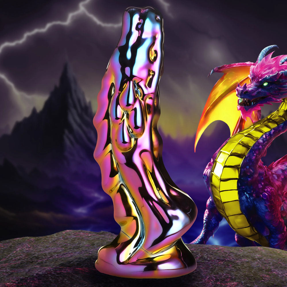 Creature Cocks Dragon Glass - 15.7 cm Glass Fantasy Dildo