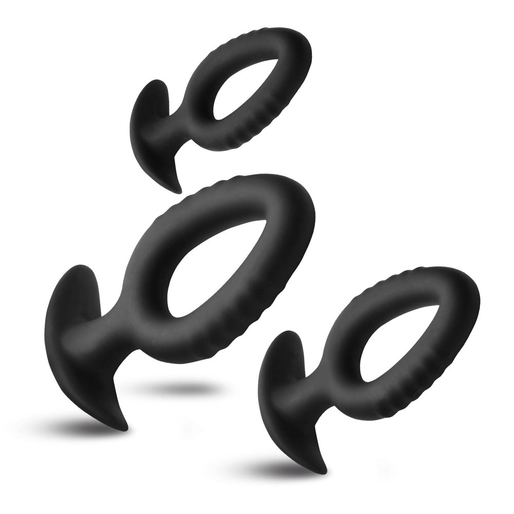 Master Series Pop Plugs - Anal Plug Trainer Set - Set of 3 Sizes