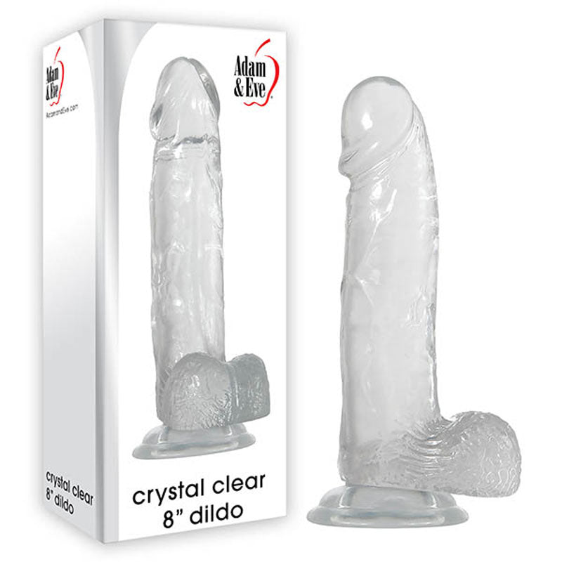 Adam & Eve Crystal 8'' Dildo