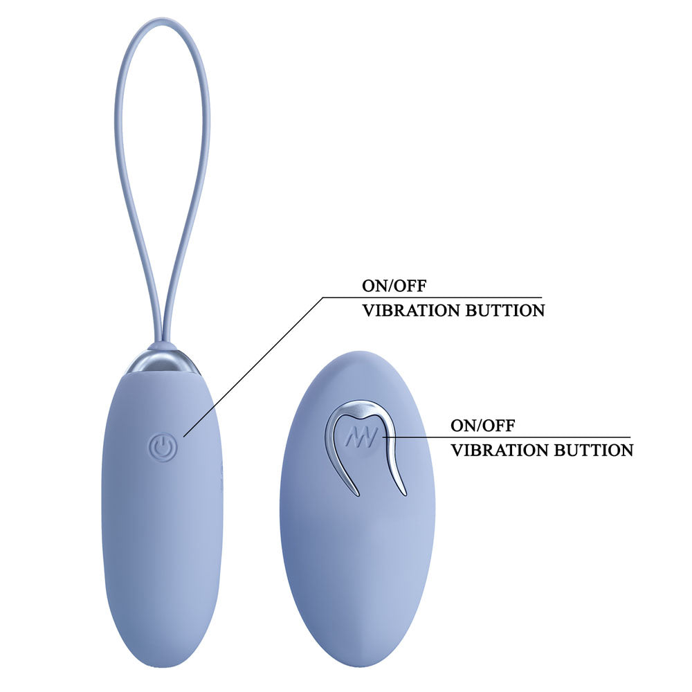 Party Up IVAN Remote Egg - - USB Rechargeable Vibrating Egg with Wireless Remote