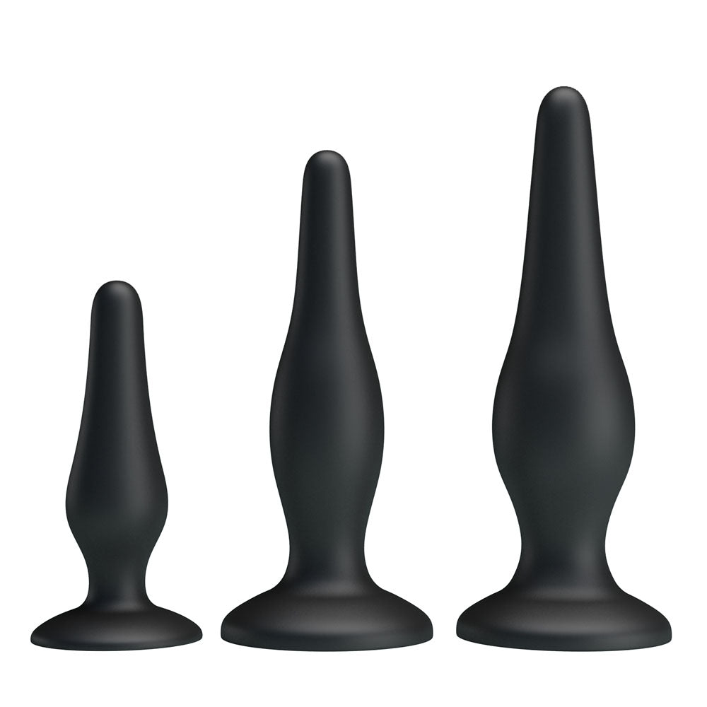 Party Up JERRY Butt Plug Set - Butt Plugs - Set of 3 Sizes