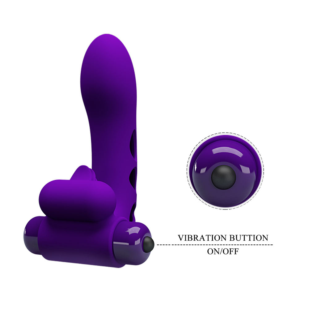 Party Up MIKE Finger Vibe - - Vibrating Finger Vibrator