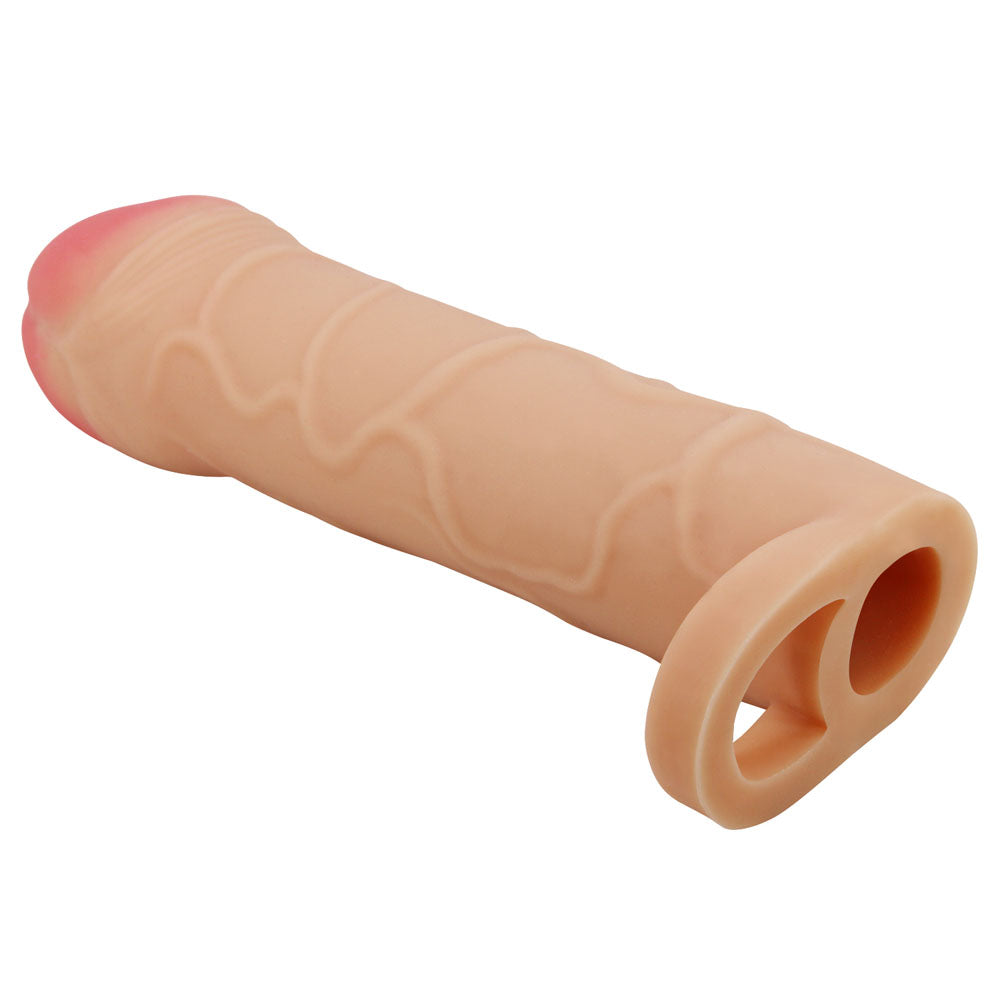 Party Up OWEN 1 Inch Extender Sleeve - 1 Inch Penis Extender Sleeve with Ball Strap