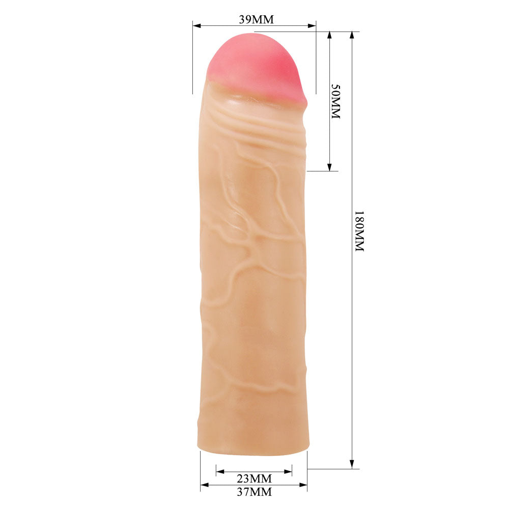 Party Up PARKER 2 Inch Extender Sleeve - 2 Inch Penis Extender Sleeve