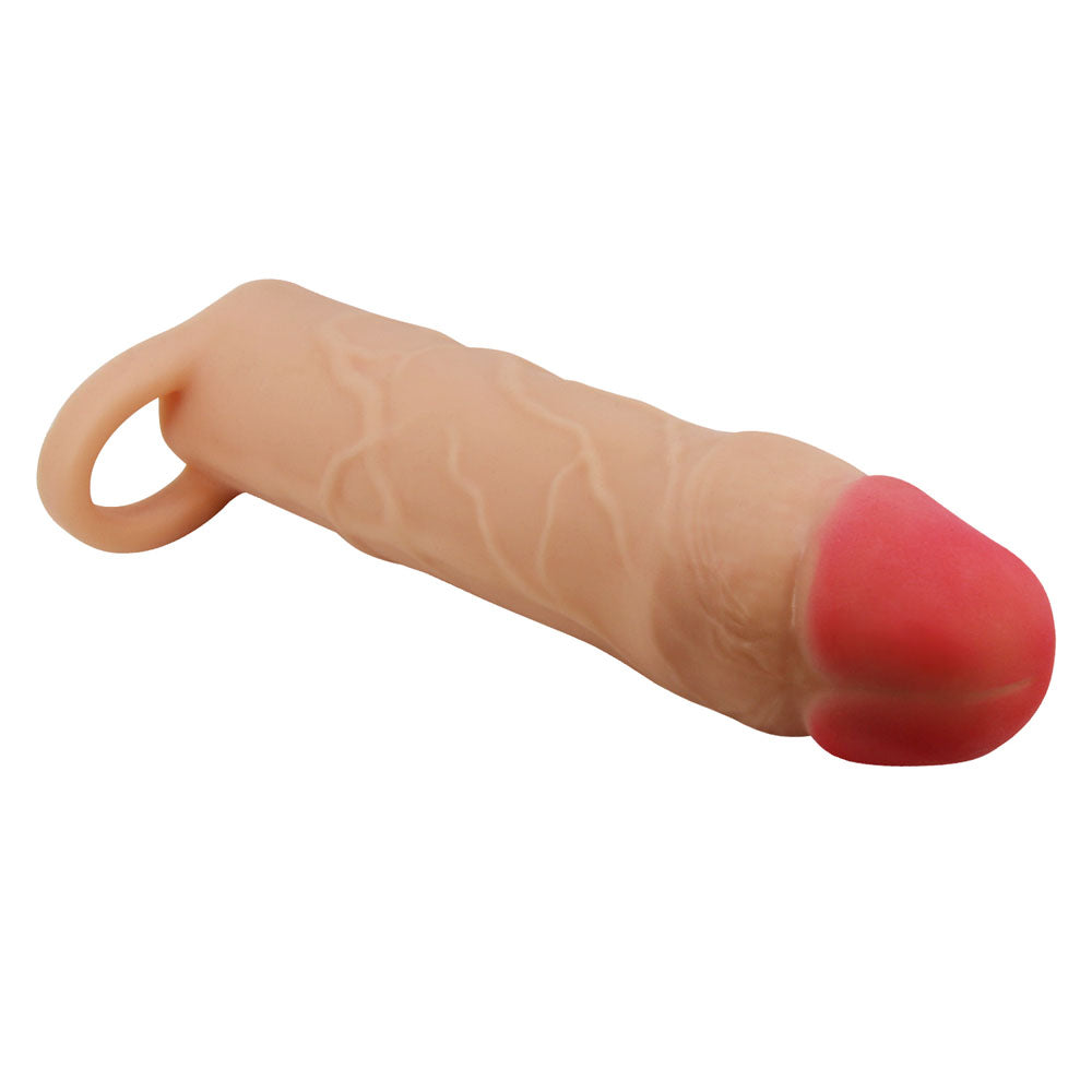 Party Up PATRICK 2 Inch Extender Sleeve - 2 Inch Penis Extender Sleeve with Ball Strap
