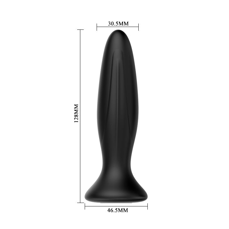 MR PLAY Vibrating Anal Plug - 12.8 cm USB Rechargeable Vibrating Butt Plug