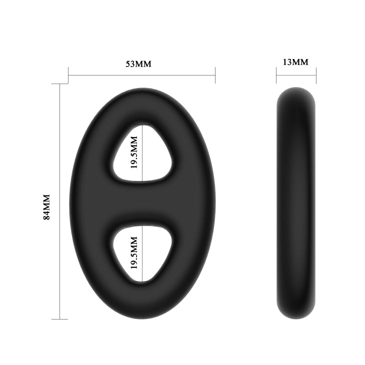 CRAZY BULL Oval Cock & Ball Ring - Cock & Ball Ring