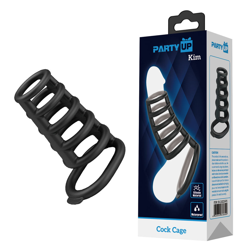 Party Up KIM Cock Cage - Cock Ring Cage