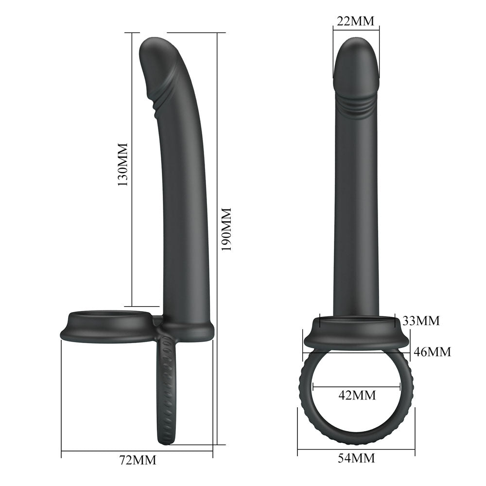Party Up MARTIN Double Penetrator - Cock & Ball Rings with Double Penetrator