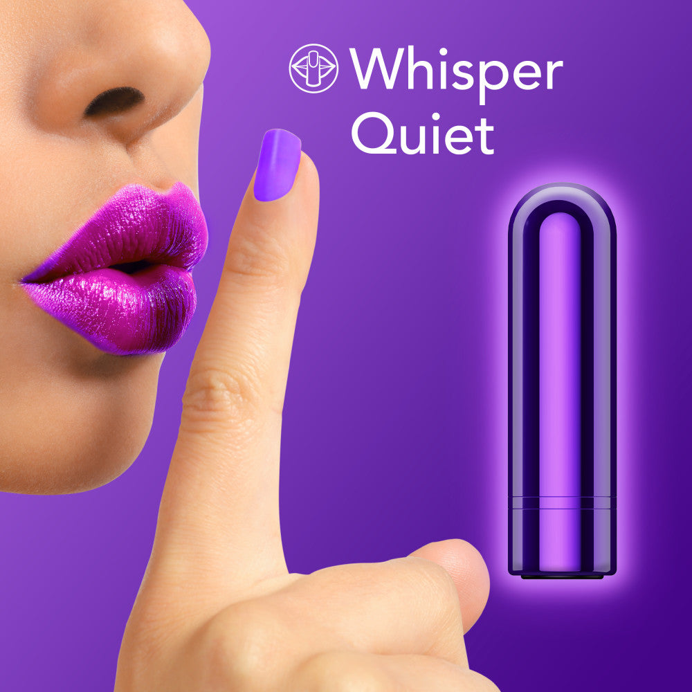 Kool Vibes - Rechargeable Mini Bullet - Grape - 6.4 cm USB Rechargeable Bullet