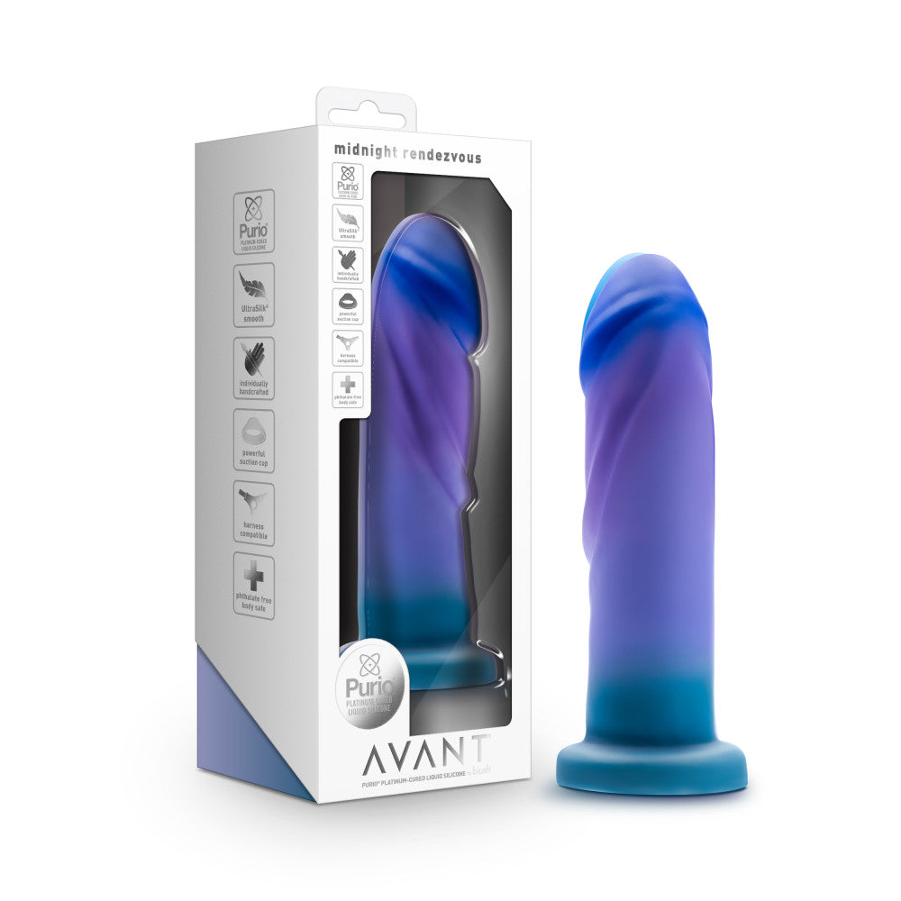 Avant - Midnight Rendezvous - Ocean 19 cm Dildo
