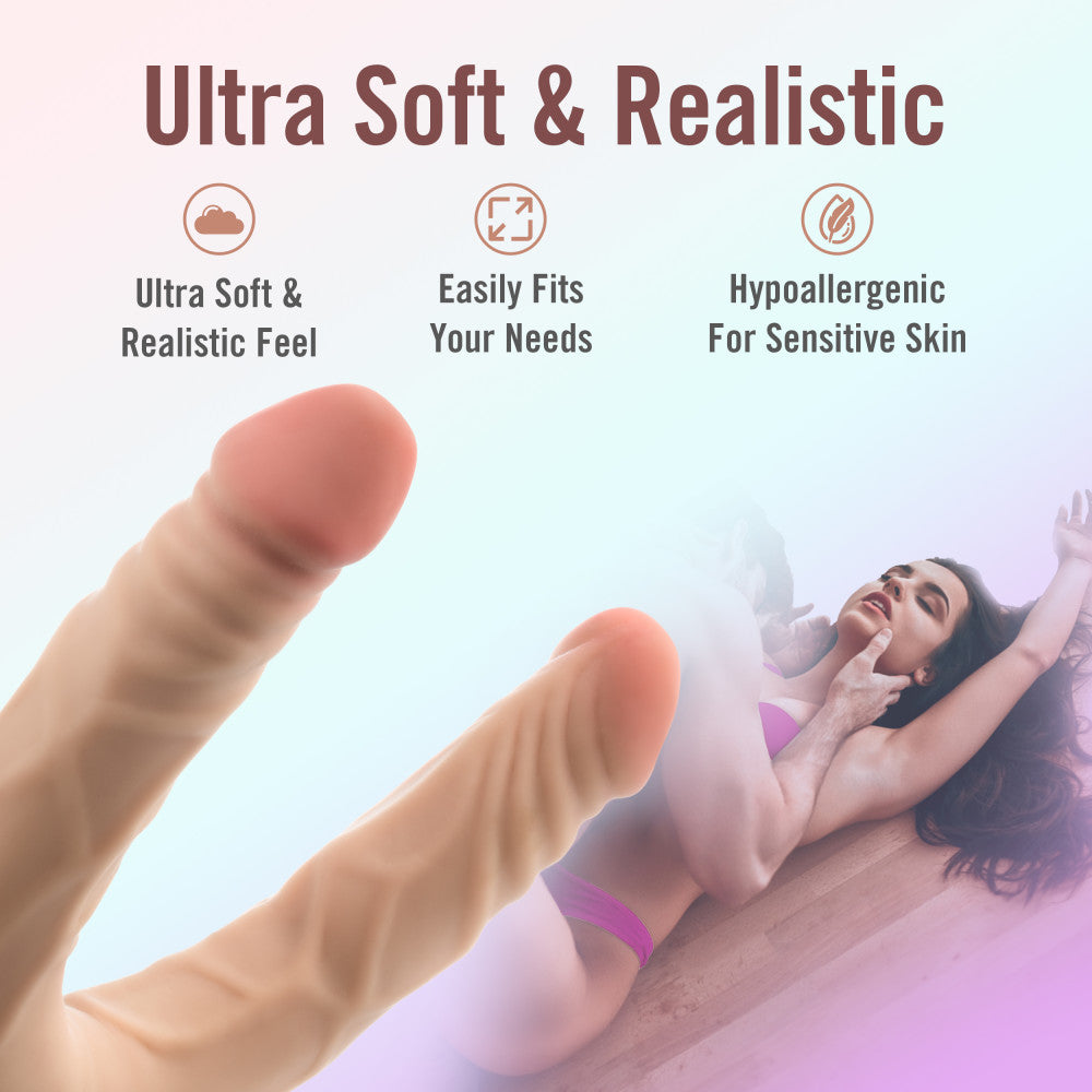 Dr. Skin Plus 14'' Posable Double Dong - 35.5 cm Double Dong