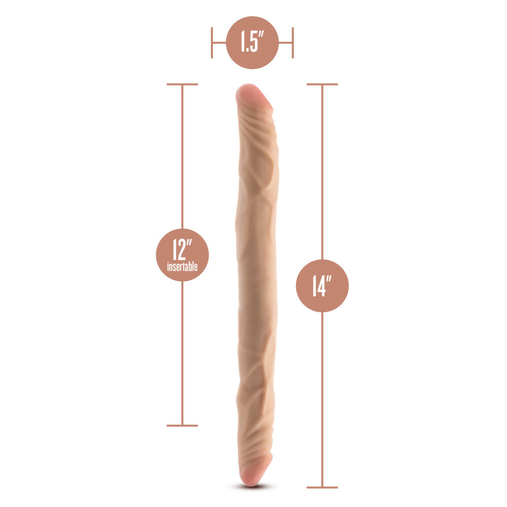 Dr. Skin Plus 14'' Posable Double Dong - 35.5 cm Double Dong