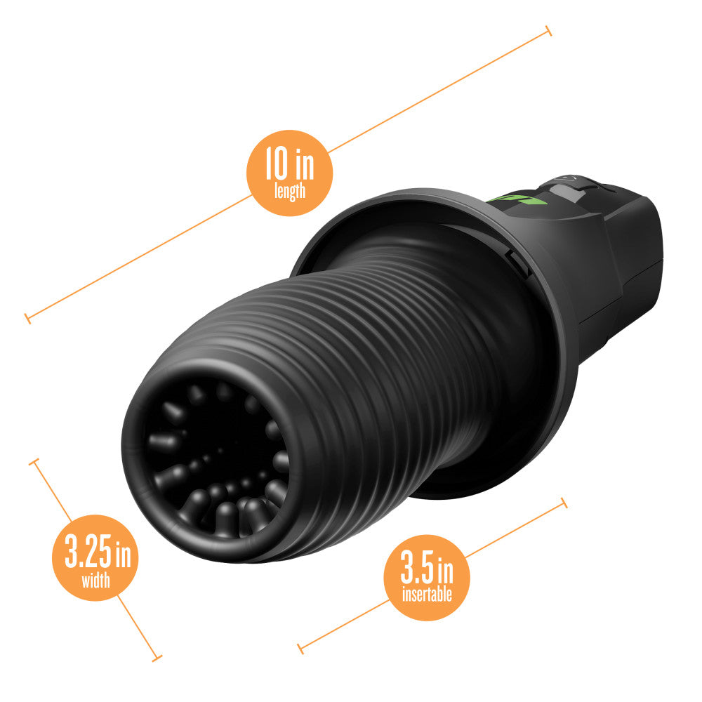 M For Men - 3rd Base - USB Rechargeable Vibrating & Rotating Auto Stroker