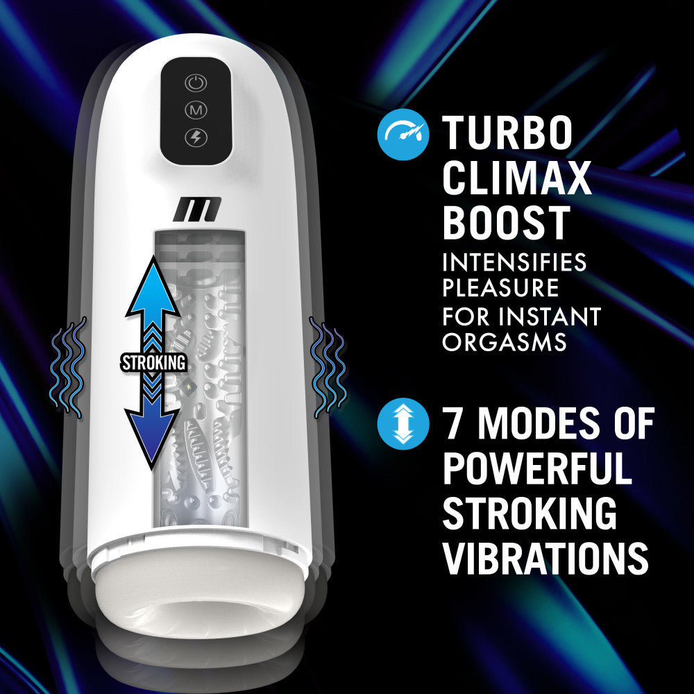 M For Men Robo-Bator - USB Rechargeable Vibrating Auto Stroker
