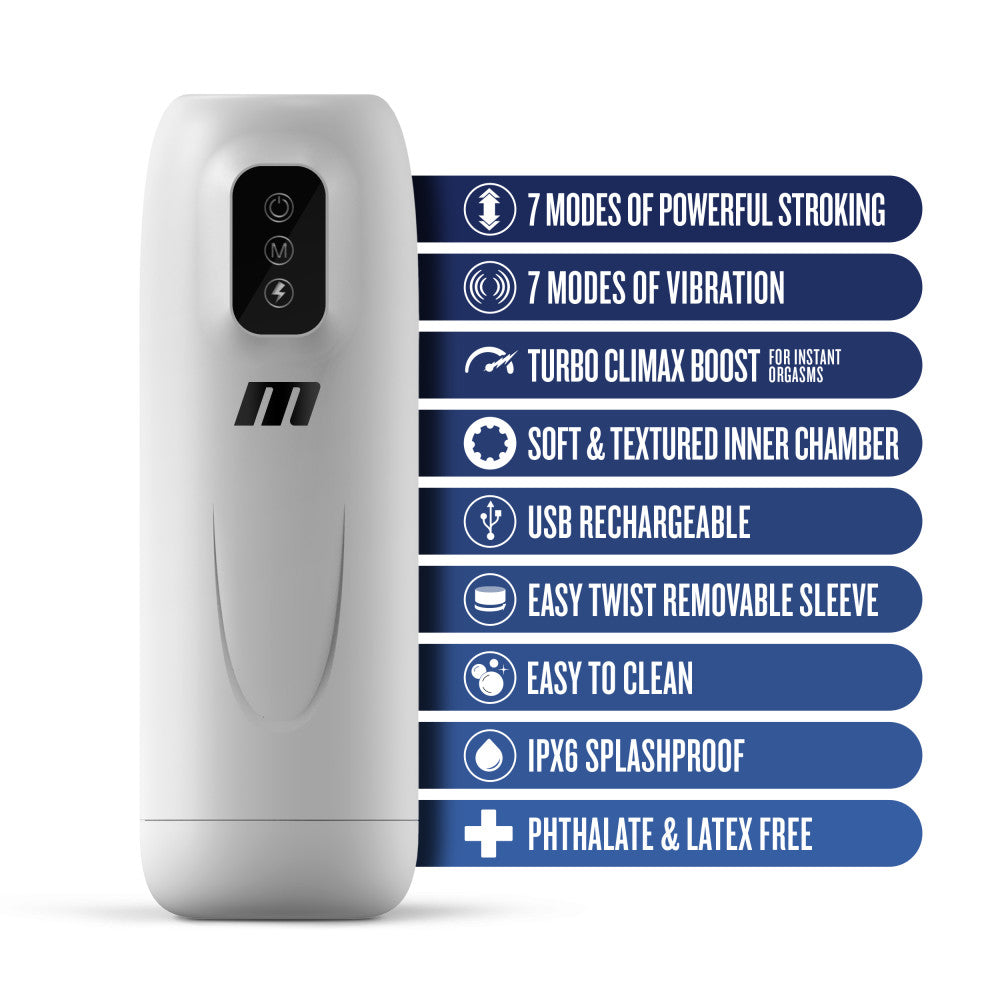 M For Men Robo-Bator - USB Rechargeable Vibrating Auto Stroker