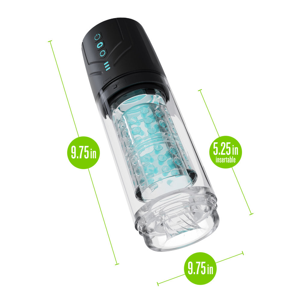M For Men - Whirlwind Pro - USB Rechargeable Rotating & Sucking Auto Stroker