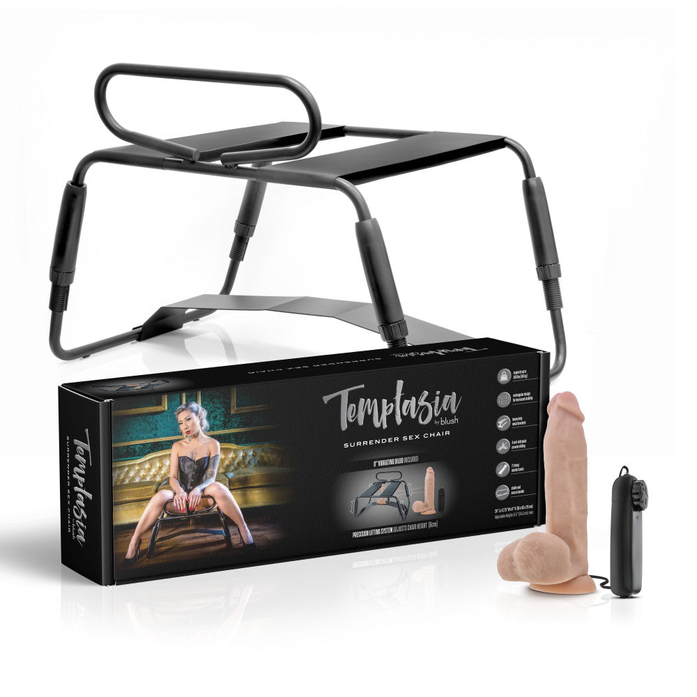 Temptasia Surrender Sex Chair - Sex Stool With Vibrating Dildo