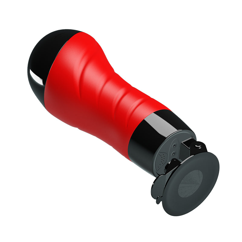 CRAZY BULL DELIA Vibrating Stroker - Vibrating Vagina Stroker with Suction Base