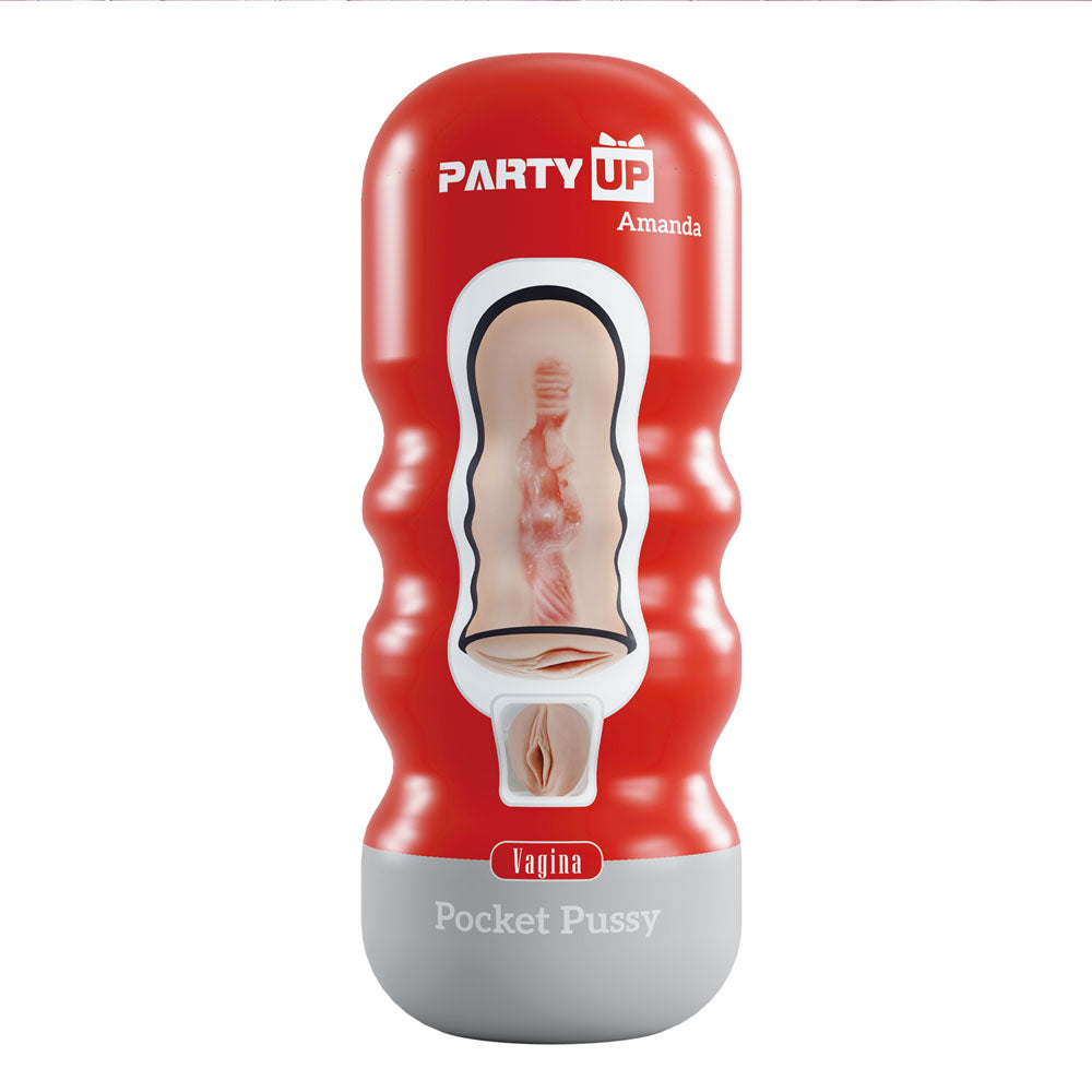 Party Up AMANDA Pocket Pussy - Vagina Stroker