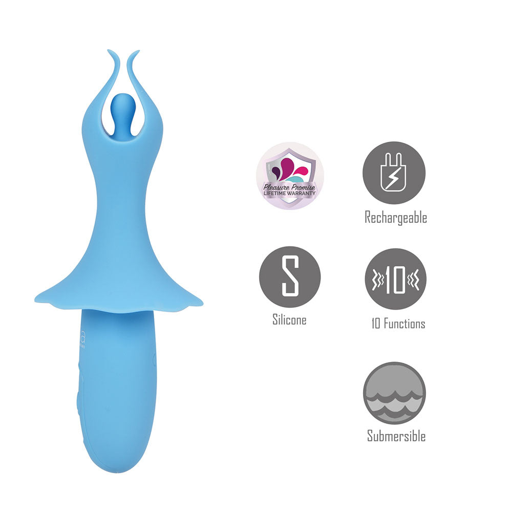 Maia SIENNA - - 15.2 cm USB Rechargeable Fluttering Bullet