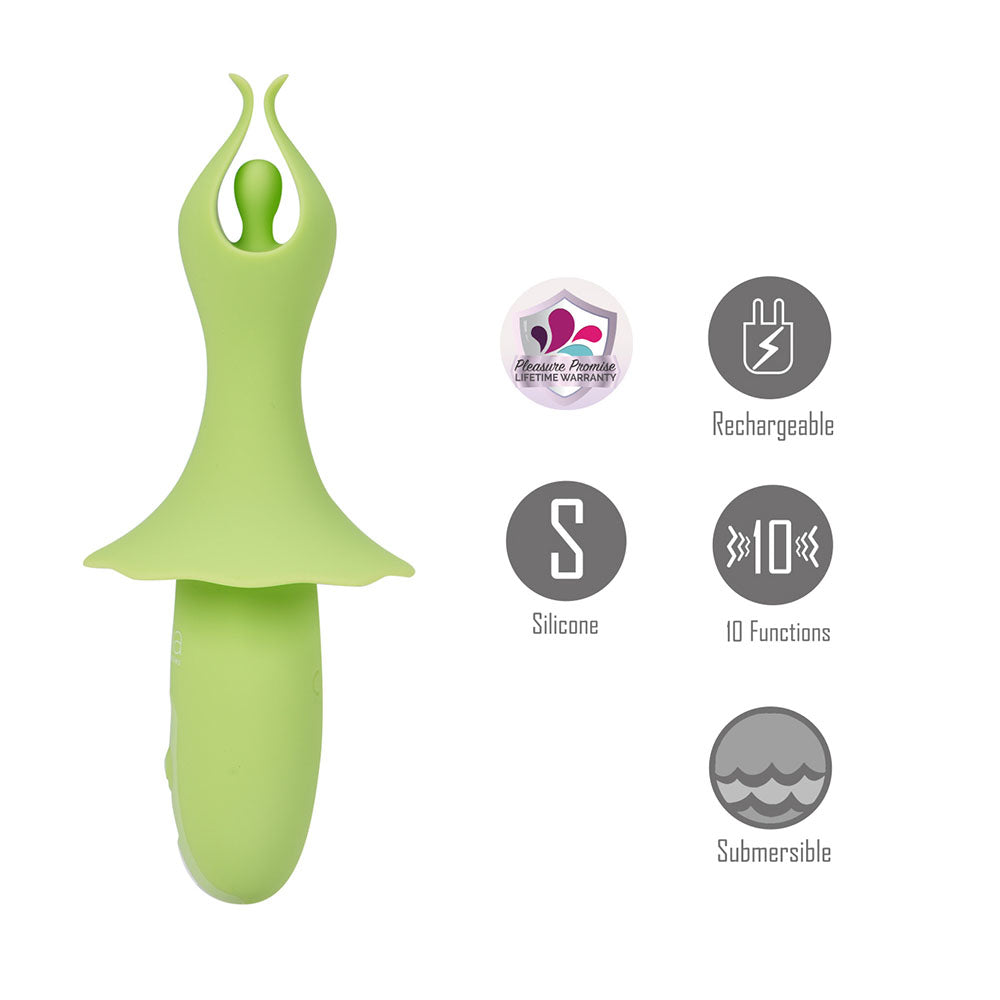 Maia SIENNA - - 15.2 cm USB Rechargeable Fluttering Bullet